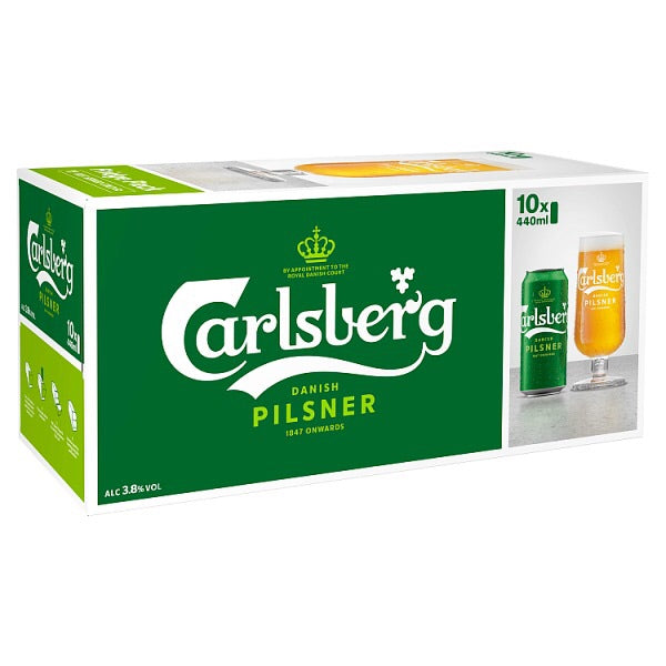 Carlsberg Lager Beer 10 x 440ml