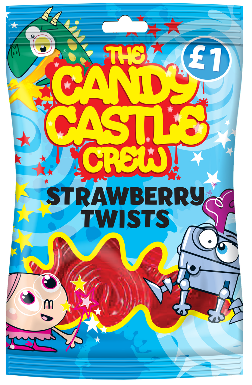 Candy Castle Crew Strawberry Twists 90g