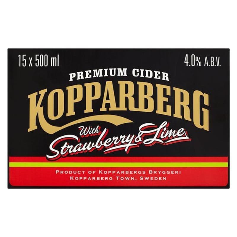 Kopparberg Strawberry & Lime 500ml x 15