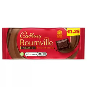 Cadbury Bournville Classic Dark Chocolate Bar 100g