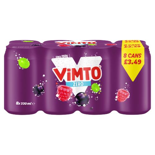 Vimto Zero 8 pack
