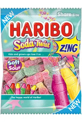 Haribo Soda Twist Zing 160g