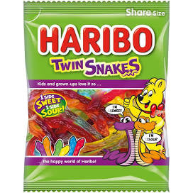 Haribo Twin Snakes 175g