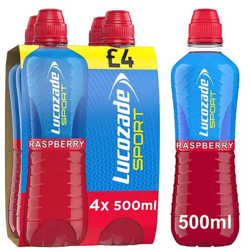 Lucozade Sport Raspberry 4X500ml