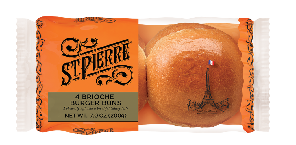 4 BRIOCHE BURGER BUNS