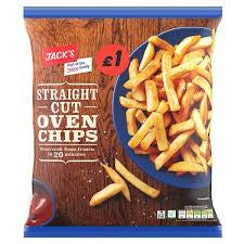 Jack's Straight Cut Oven Chips 750g
