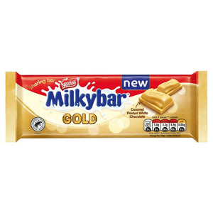 Milkybar Gold Caramel Flavour White Chocolate Sharing Bar 85g