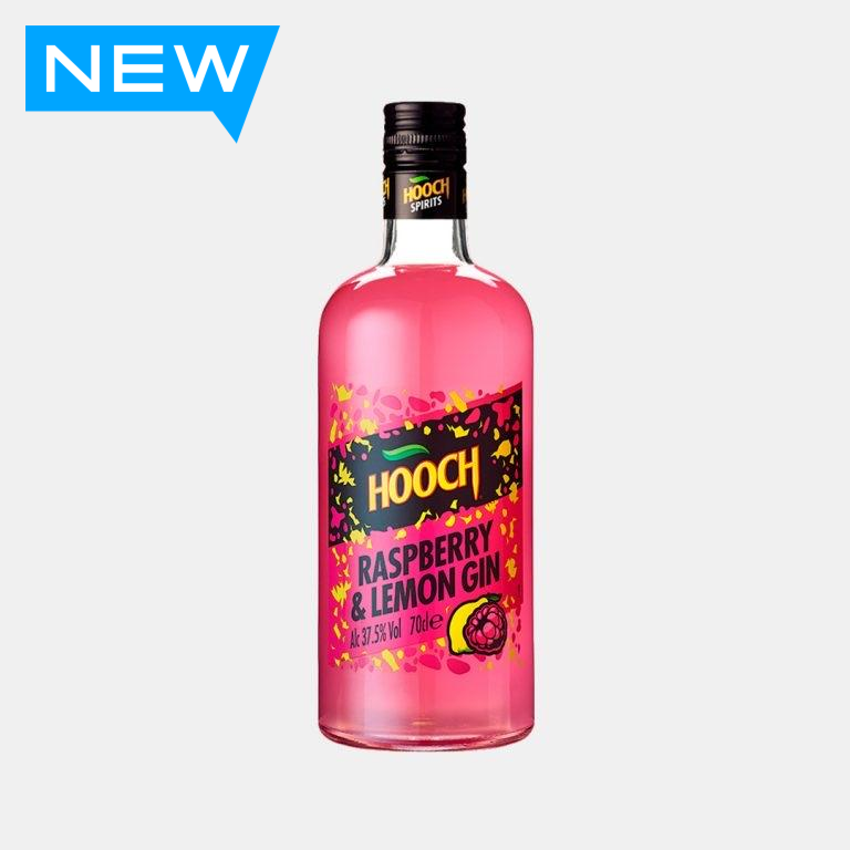 Hooch Pink Raspberry & Lemon Gin 70cl