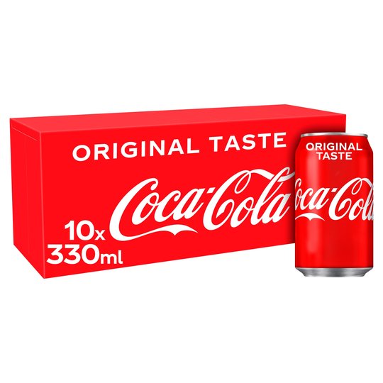 Coca Cola 10X330ml REDUCED TO CLEAR